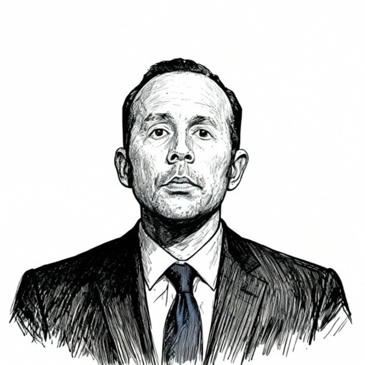 Portrait illustration of Juan Placer Mendoza